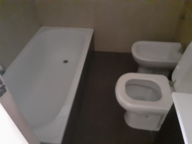 baño con bañadera